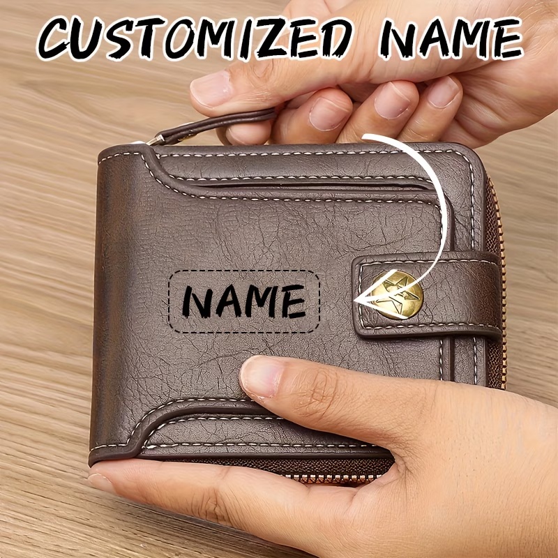 Portafoglio da uomo in PU con  - Personalized Name Box recensione e prezzo
