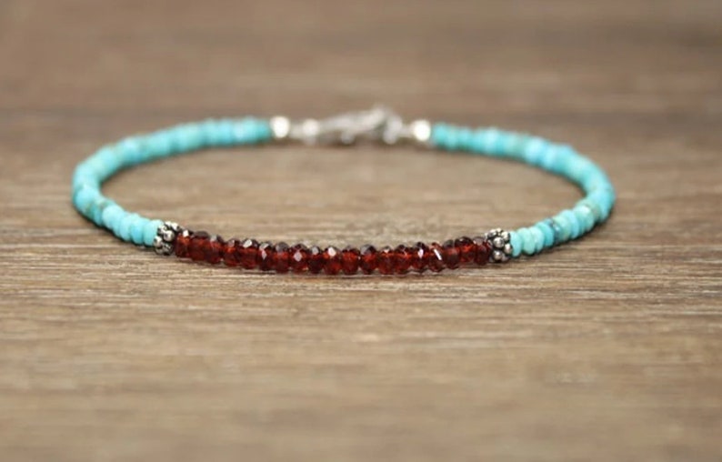 Bracciale turchese con granato - Coordinates Bracelet recensione e prezzo
